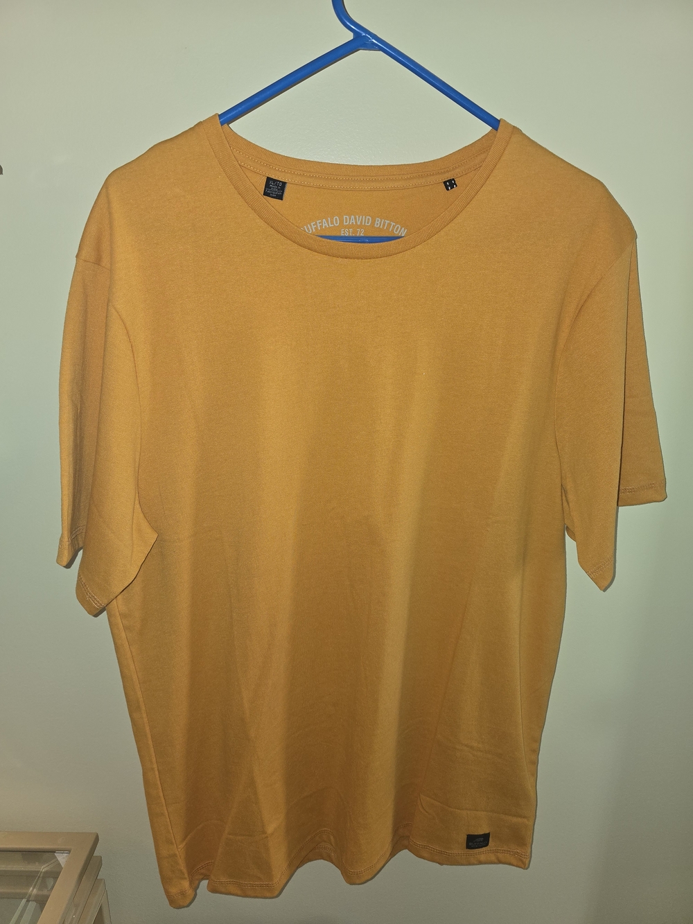 Buffalo David Bitton Men’s burnt orange Short Sleeve Crew Tee